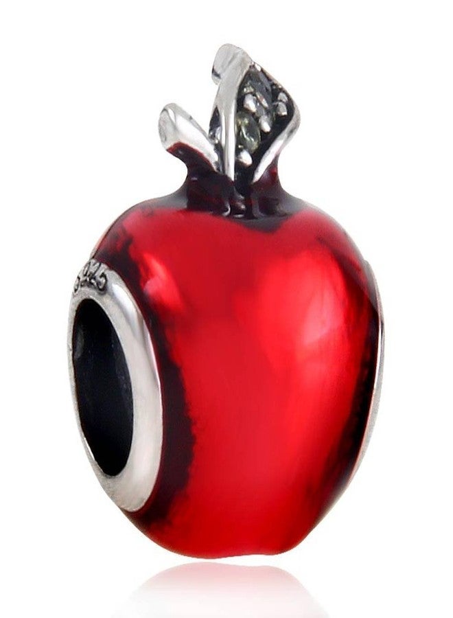 ARTCHARM SNOW WHITE'S APPLE Charm - Authentic 925 Sterling Silver - Fit European Bracelet - Image 2